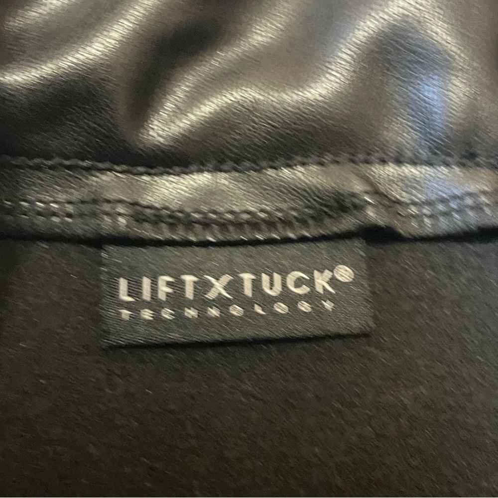SCULPT*HER by NYDJ Faux Leather A Line Skirt - Picture 11 of 15